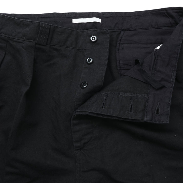 HATSKI / 2Tack Easy C/L Chino Shorts -Black- HTK-23001-L
