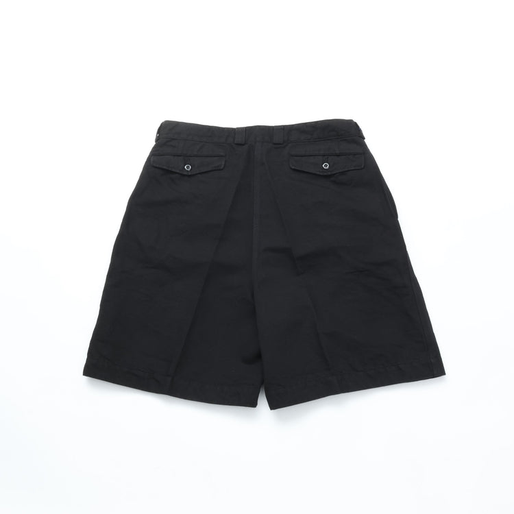 HATSKI / 2Tack Easy C/L Chino Shorts -Black- HTK-23001-L