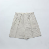 HATSKI / 2Tack Easy C/L Chino Shorts -Ecru- HTK-23001-L