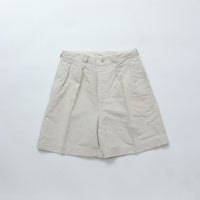 HATSKI / 2Tack Easy C/L Chino Shorts -Ecru- HTK-23001-L