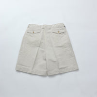 HATSKI / 2Tack Easy C/L Chino Shorts -Ecru- HTK-23001-L
