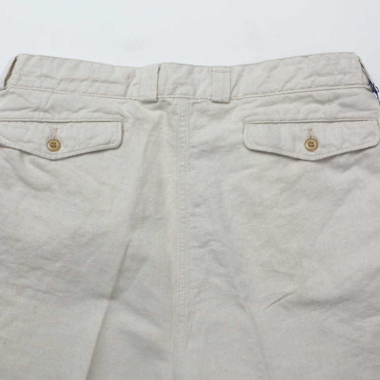 HATSKI / 2Tack Easy C/L Chino Shorts -Ecru- HTK-23001-L