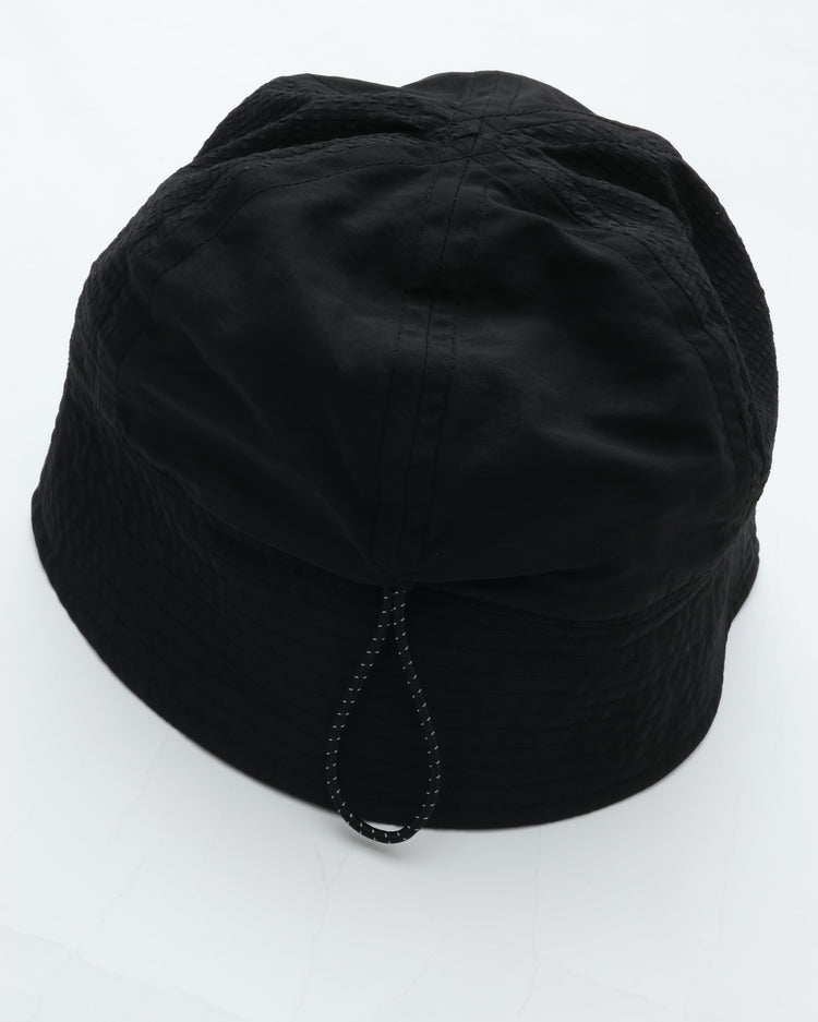 BURLAP OUTFITTER  MESHED SAILOR HAT BLACK
