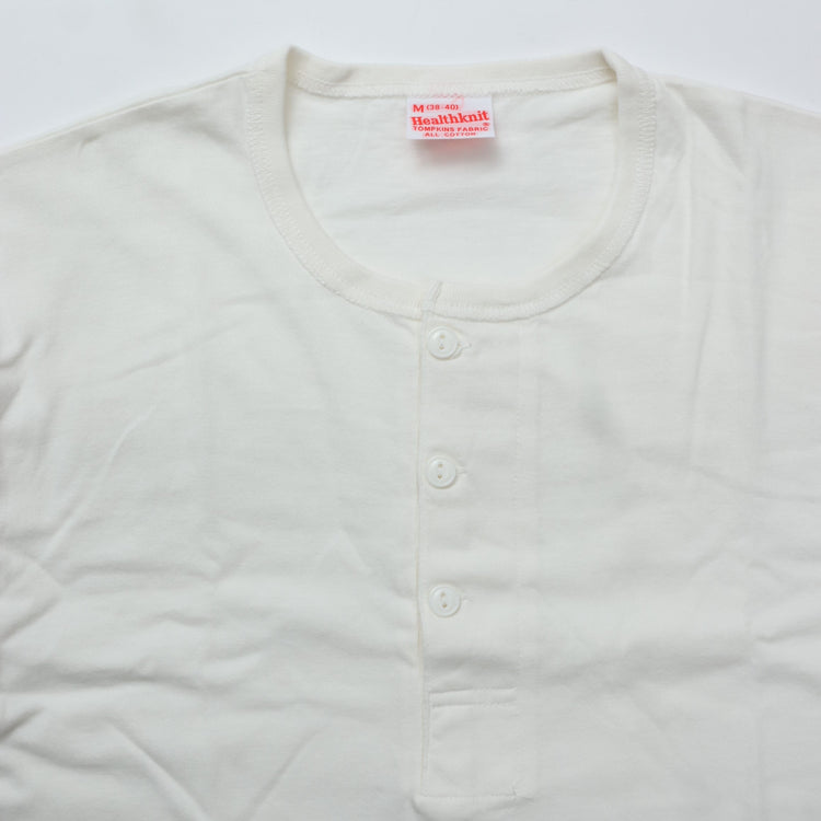 Healthknit / トンプキンス　ヘンリーネック半袖Tシャツ OFF