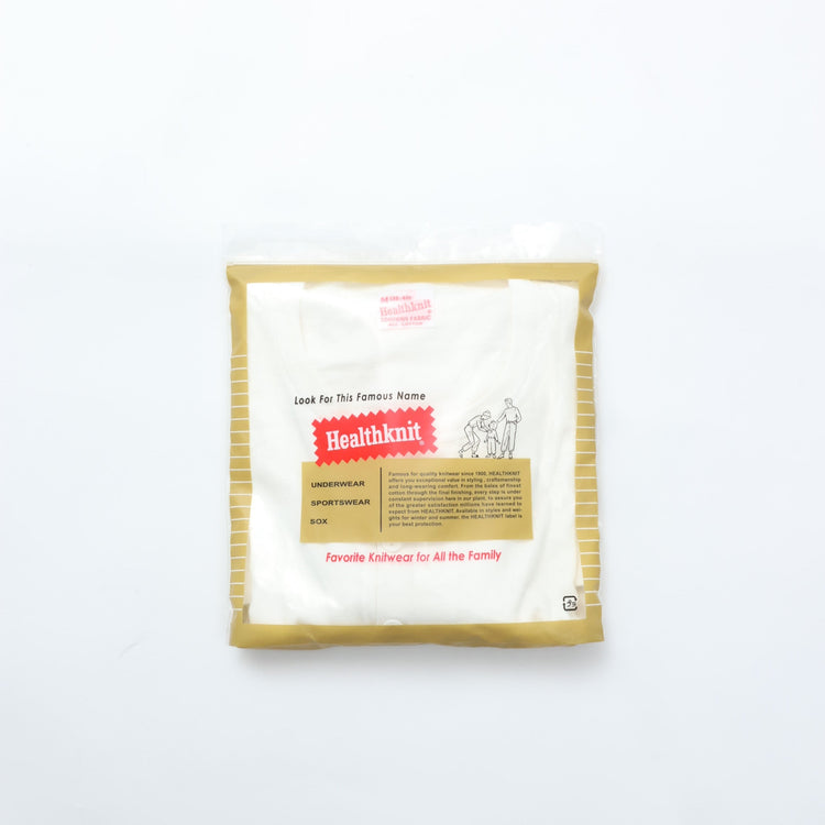 Healthknit / トンプキンス　ヘンリーネック半袖Tシャツ OFF