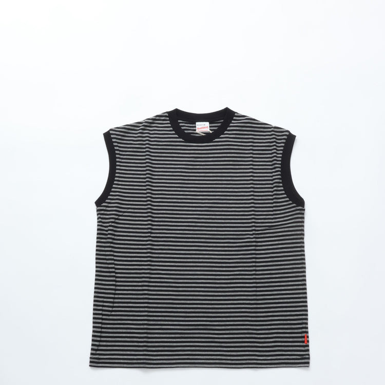 Healthknit / Classic Border Jersey Crewneck Sleeveless