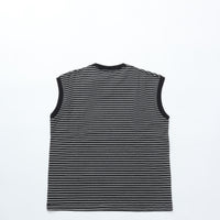 Healthknit / Classic Border Jersey Crewneck Sleeveless