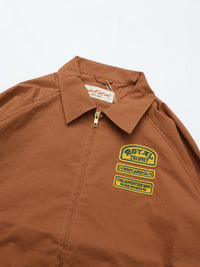 Work of Art Kendai    ROYAL ZIP BLOUSON BROWN WOA-000-261004