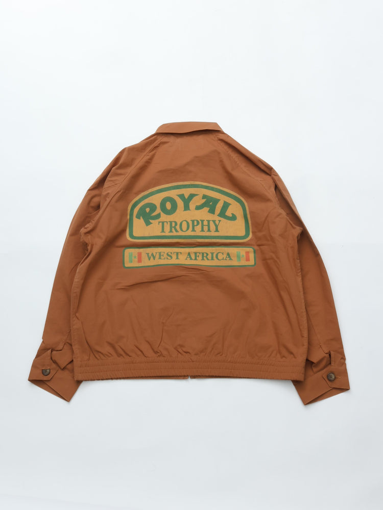 Work of Art Kendai    ROYAL ZIP BLOUSON BROWN WOA-000-261004