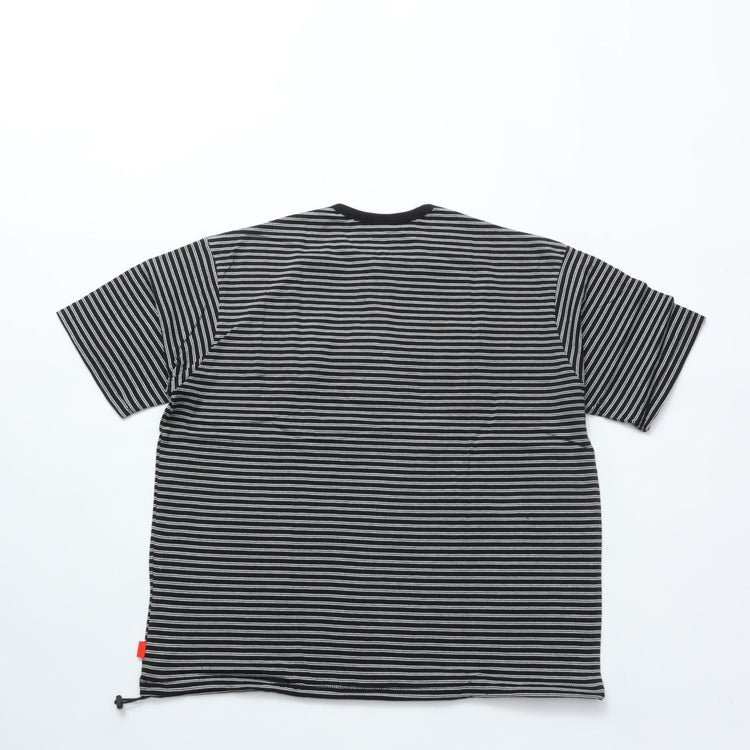 Healthknit / Classic Border Jersey Wide Henleyneck S/S