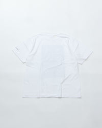 WALLA WALLA SPORT  PRINTABLE TUBE TEE / CHARLES PETERSON  "DRUM CRUSH" WHITE