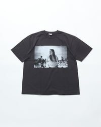 WALLA WALLA SPORT  PRINTABLE TUBE TEE / JOSEPH SZABO USED BLACK