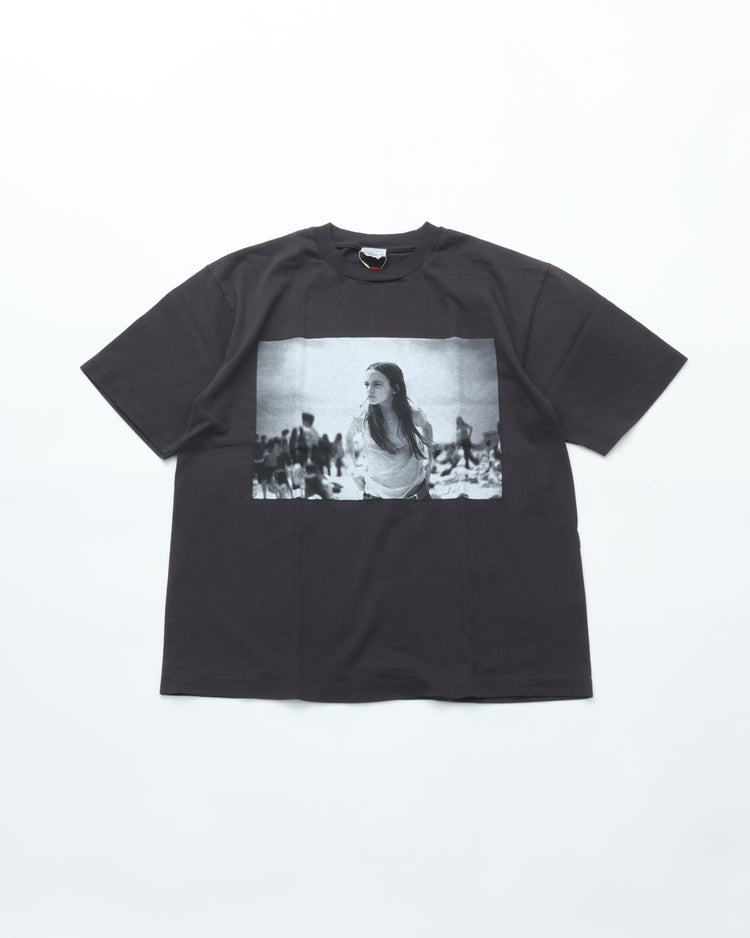 WALLA WALLA SPORT  PRINTABLE TUBE TEE / JOSEPH SZABO USED BLACK