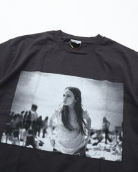 WALLA WALLA SPORT  PRINTABLE TUBE TEE / JOSEPH SZABO USED BLACK