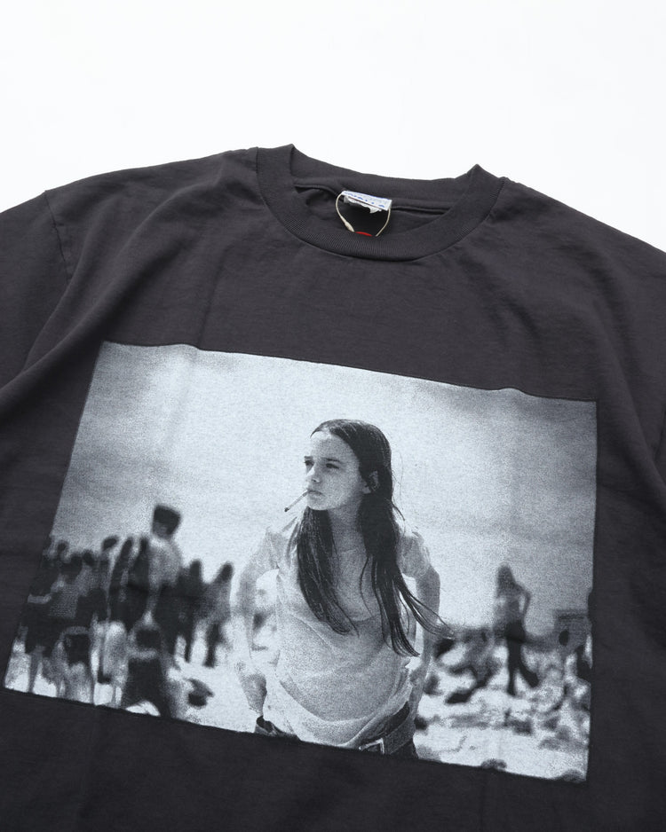 WALLA WALLA SPORT  PRINTABLE TUBE TEE / JOSEPH SZABO USED BLACK