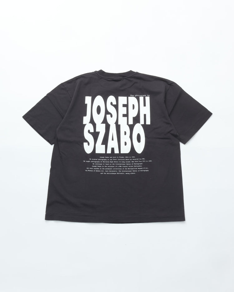 WALLA WALLA SPORT  PRINTABLE TUBE TEE / JOSEPH SZABO USED BLACK