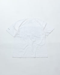 WALLA WALLA SPORT  PRINTABLE TUBE TEE / CHARLES PETERSON  "CROWD SURF" WHITE