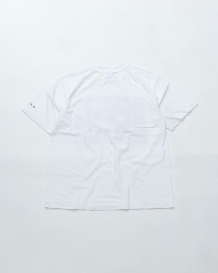 WALLA WALLA SPORT  PRINTABLE TUBE TEE / CHARLES PETERSON  "CROWD SURF" WHITE