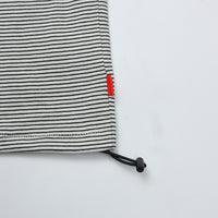 Healthknit / Narrow Border Jersey Wide Henleyneck S/S　NATURAL/BLACK