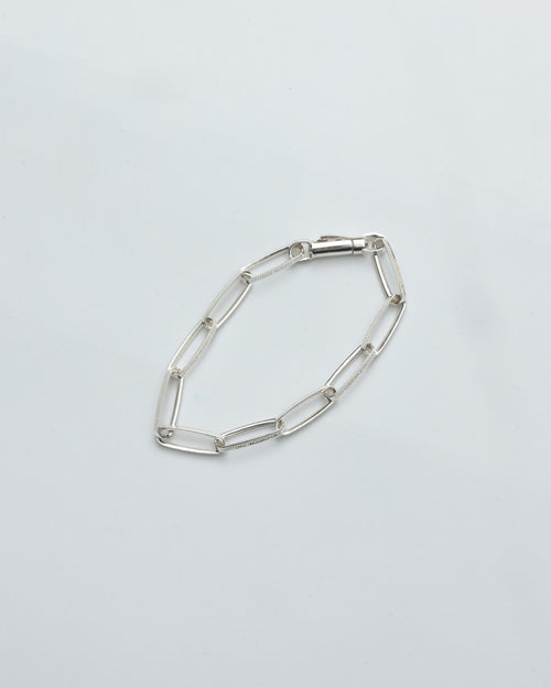 END CUSTOM JEWELLERS HALF ROUND NARROW CHAIN SILVER ENDB110