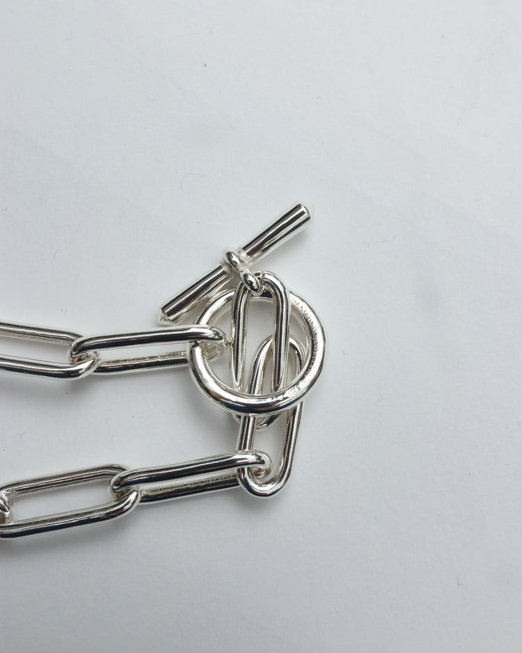 END CUSTOM JEWELLERS The Standard Long Piece silver ENDB102 S SIZE 2
