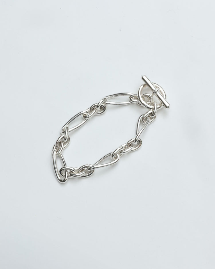 END CUSTOM JEWELLERS The Standard Twist Bracelet - silver S SIZE 3  20.5cm