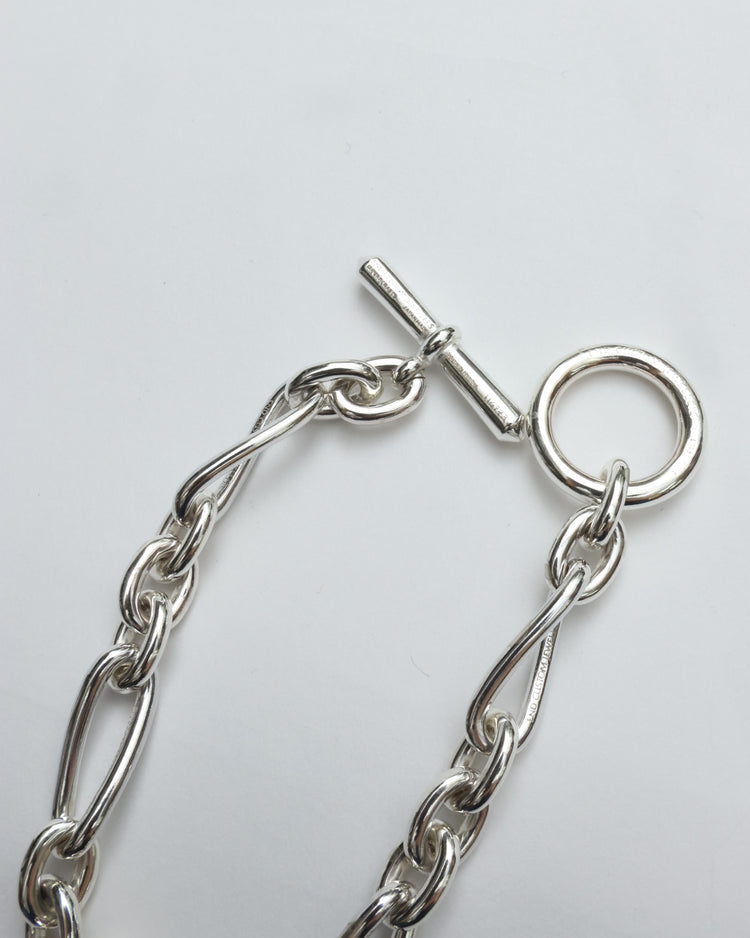 END CUSTOM JEWELLERS The Standard Twist Bracelet - silver S SIZE 3  20.5cm
