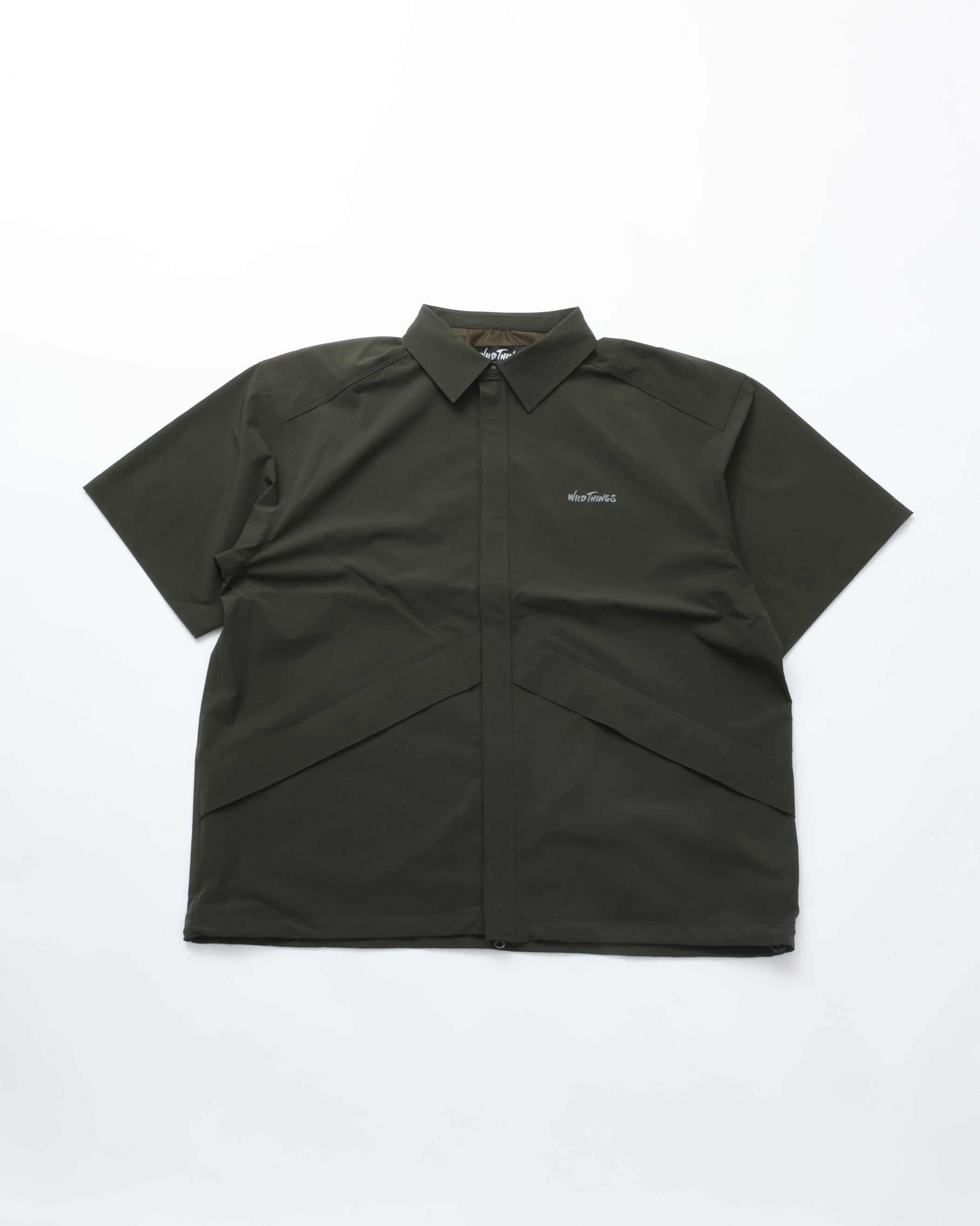 【D.GREEN】WILD THINGS / DENALI S/S SHIRT WILD THINGS（ワイルドシングス） シャツ エラスティックナイロン