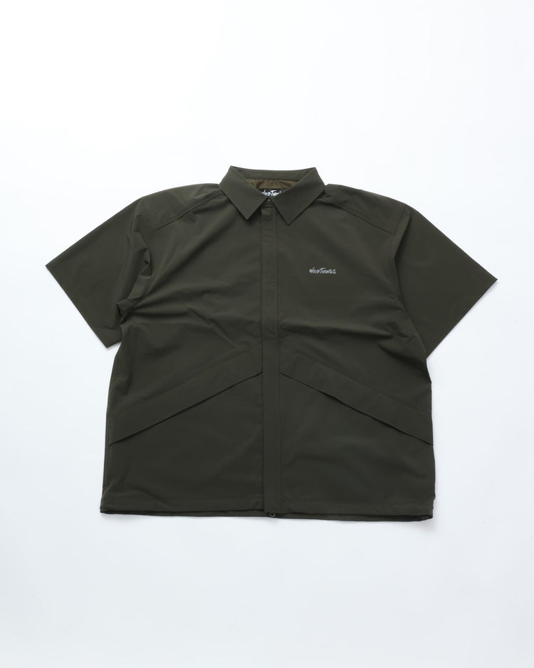 WILD THINGS / DENALI SS SHIRTS DARK GREEN デナリショートスリーブシャツ