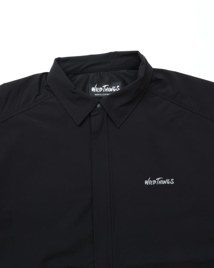 WILD THINGS / DENALI SS SHIRTS BLACK デナリショートスリーブシャツ