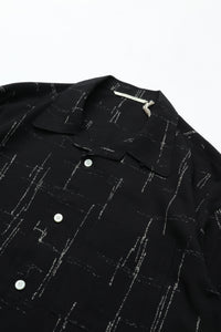 OLD JOE BRAND   ORIGINAL PRINTED OPEN COLLAR SHIRTS (KASURI) Long-sleeve 261OJ-SH16