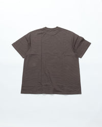 Yonetomi   GARMENT DYED BORDER T-SHIRT (Short Sleeve) D.GRAY*GRAY  95-262-034