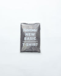 Yonetomi   GARMENT DYED BORDER T-SHIRT (Short Sleeve) D.GRAY*GRAY  95-262-034