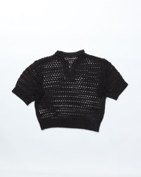 THE SHINZONE / OPENWORK POLO KNIT