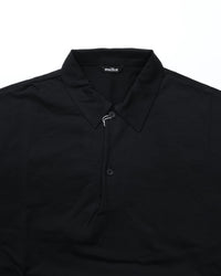 maillot / mature cotton big polo BLACK