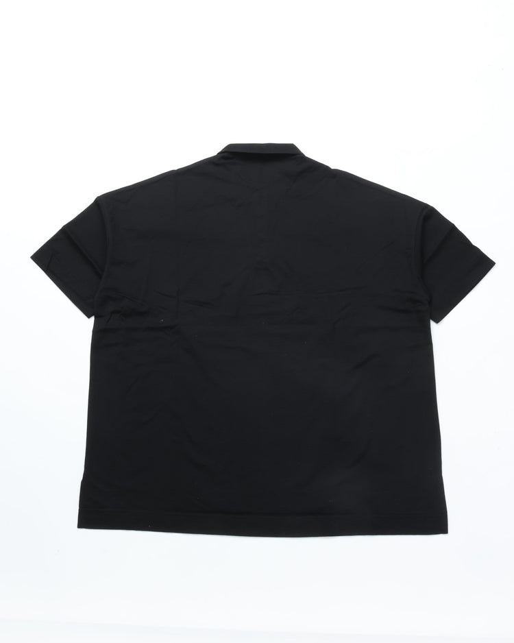 maillot / mature cotton big polo BLACK