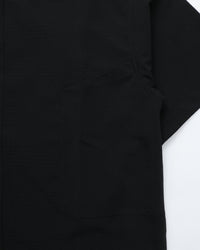 maillot / shadow check s/s big shirt BLACK