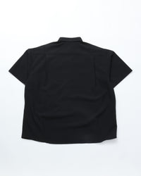 maillot / shadow check s/s big shirt BLACK