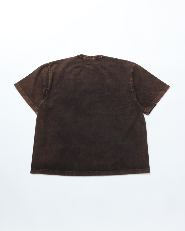 TOUGHER /  BREA S/S TEE   CHEMICAL BLANK  BLACK BLEACH