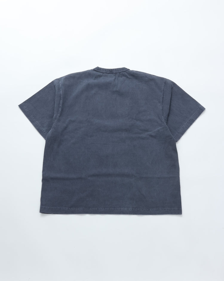 TOUGHER   BREA S/S TEE CHEMICAL BLANK DK NAVY pigment