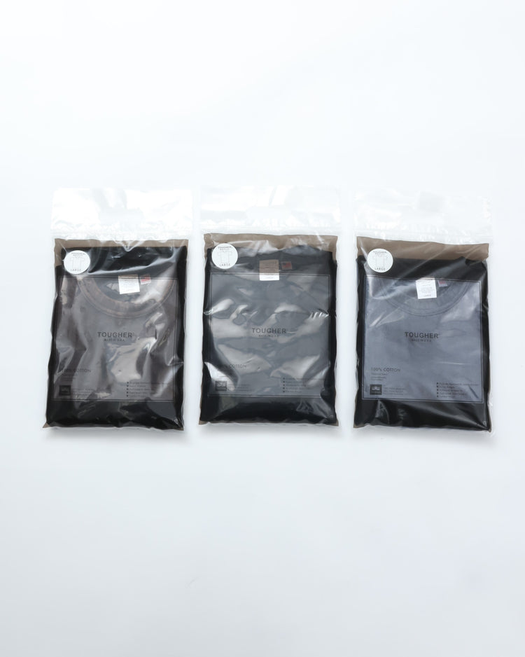 TOUGHER   BREA S/S TEE CHEMICAL BLANK Bleach BLACK