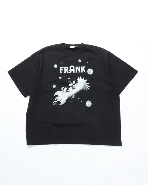 TOUGHER /  BREA S/S TEE　BLACK&WHITE BLACK