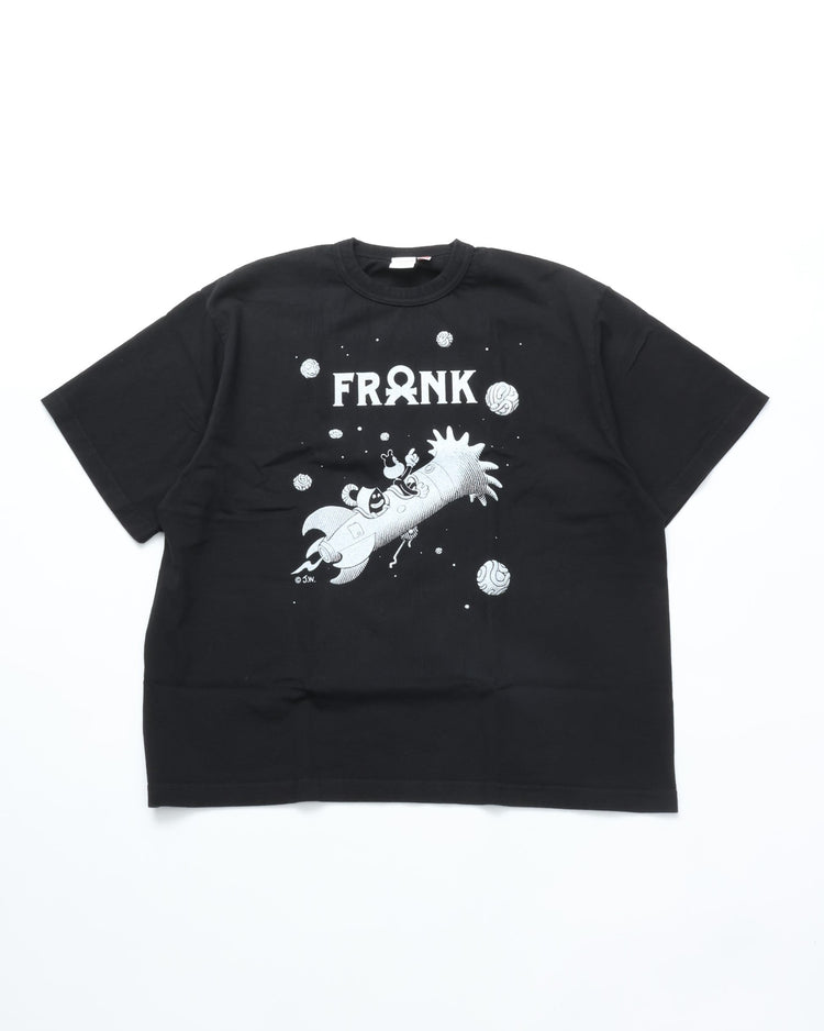 TOUGHER /  BREA S/S TEE　BLACK&WHITE BLACK