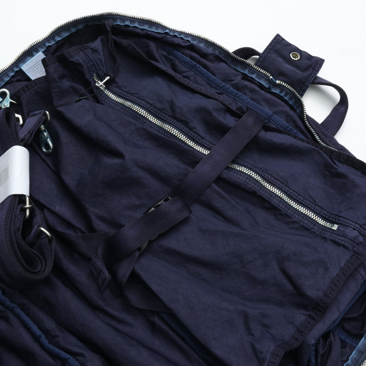 PORTER CLASSIC  SUPER NYLON TRAVEL BAG M BLUE