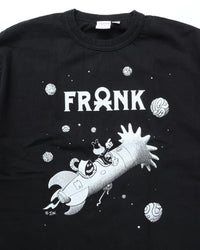 TOUGHER / BREA S/S TEE BLACK&amp;WHITE BLACK