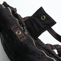 PORTER CLASSIC  SUPER NYLON TRAVEL BAG M BLACK