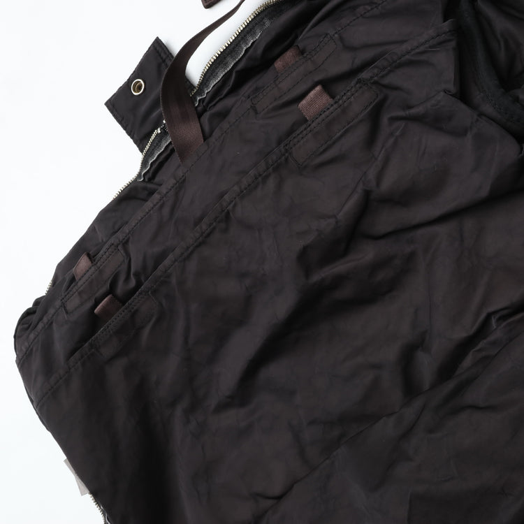 PORTER CLASSIC  SUPER NYLON TRAVEL BAG M BLACK