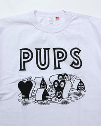 TOUGHER /  BREA S/S TEE　BLACK&WHITE WHITE