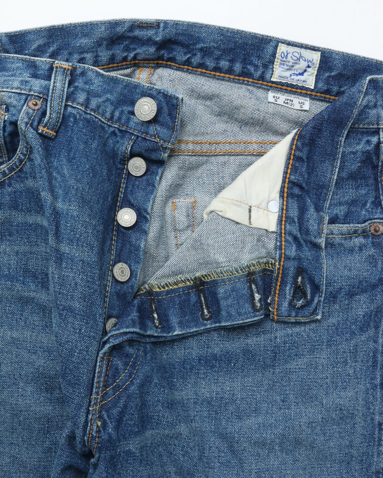 orslow  105 STANDARD SELVEDGE DENIM 2YR WASH