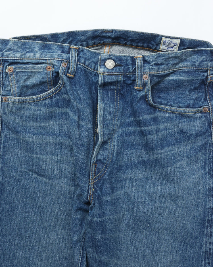 orslow  105 STANDARD SELVEDGE DENIM 2YR WASH